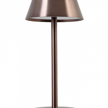 Настольная лампа интерьерная Crystal Lux SANTA LG1 COFFEE